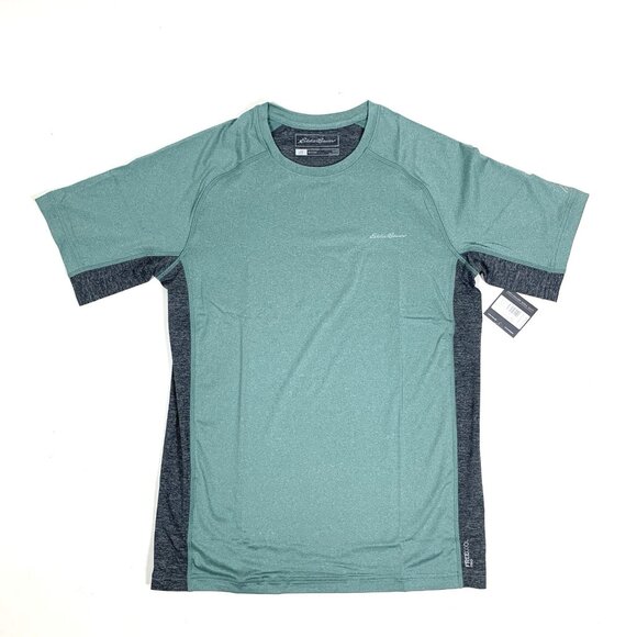 NWT Eddie Bauer Mr SS Trailcool Tee Shirt Men’s Sz S, Azure - Picture 1 of 7